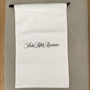 New Saks Fifth Avenue dust bag